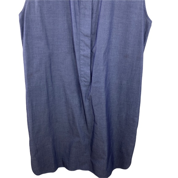 Jenni Kayne Popover Shirt Dress Sleeveless Blue Size Small - Picture 8 of 8